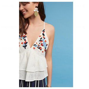 Hemant & Nandita Bassanti Eyelet Tank